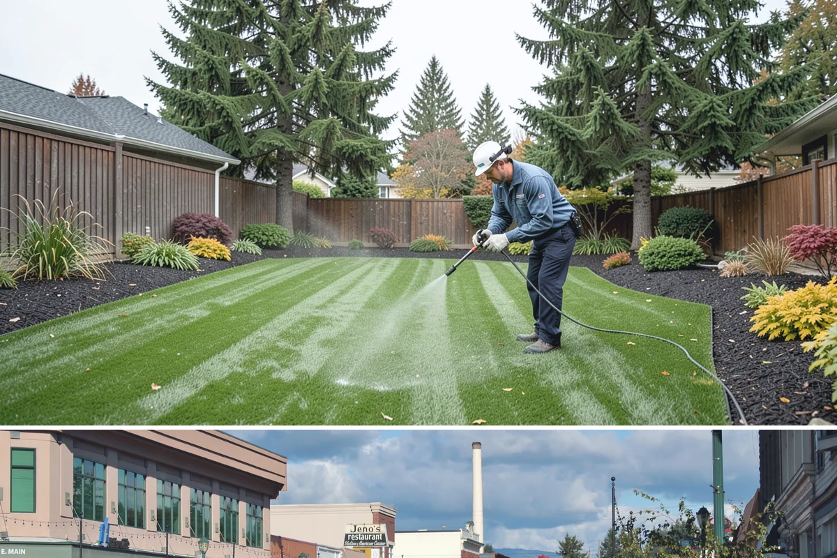 Putting Green Installation in Monroe, Snohomish County, WA - Can be installed year-round.