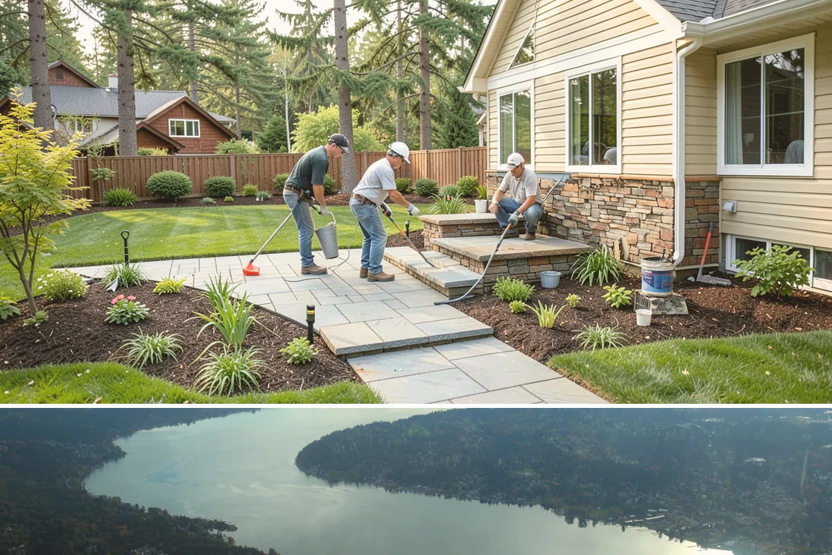 Putting Green Installation in Sammamish, King County, WA - Can be installed year-round.