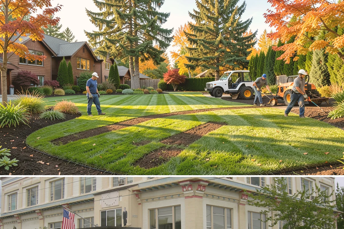 Quartz Rock Installation in Anacortes, Skagit County, WA - Quartz can be installed year-round, but a dry day makes it easier to keep the bright stone free of mud during placement.