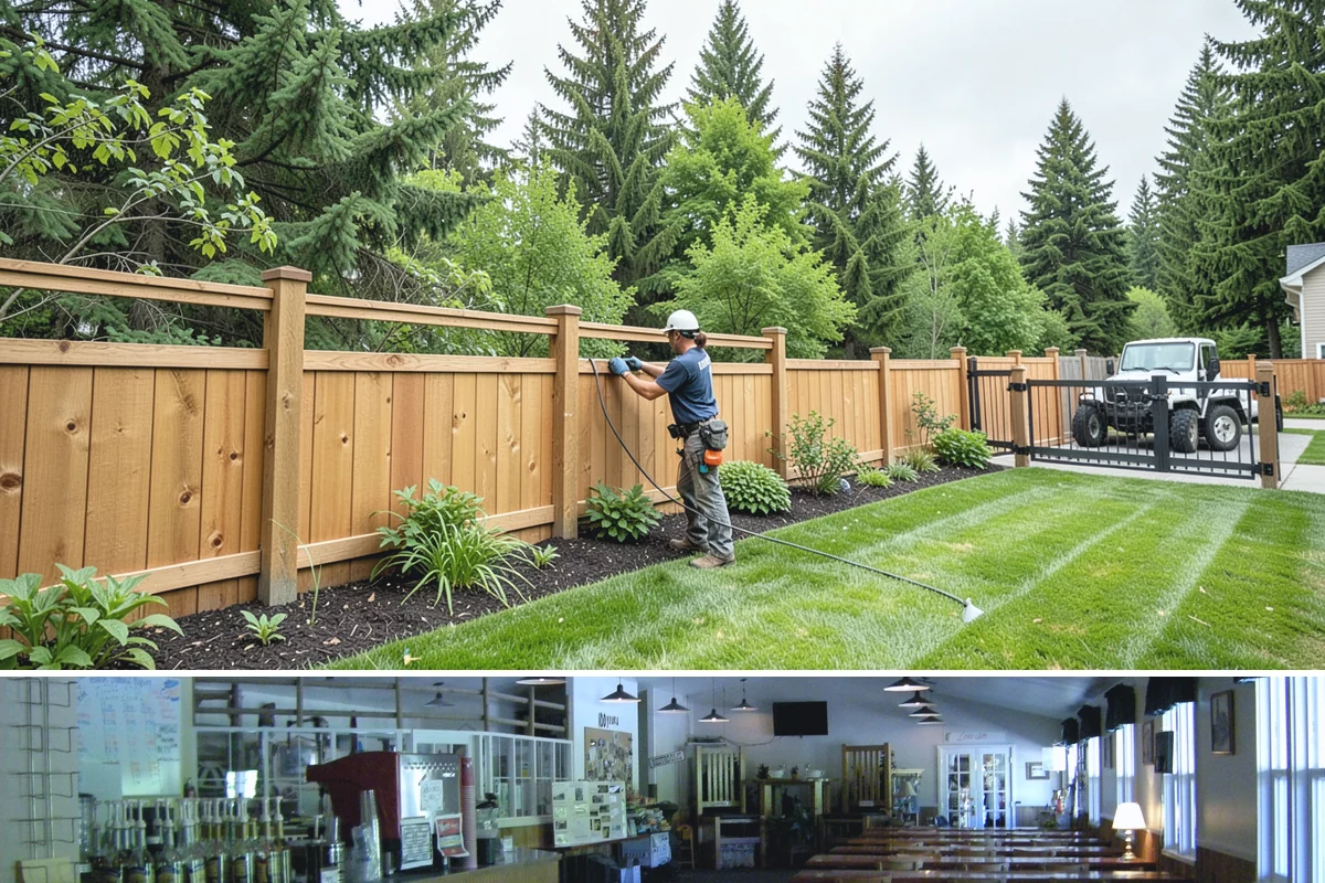 Quartz Rock Installation in Black Diamond, King County, WA - Quartz can be installed year-round, but a dry day makes it easier to keep the bright stone free of mud during placement.