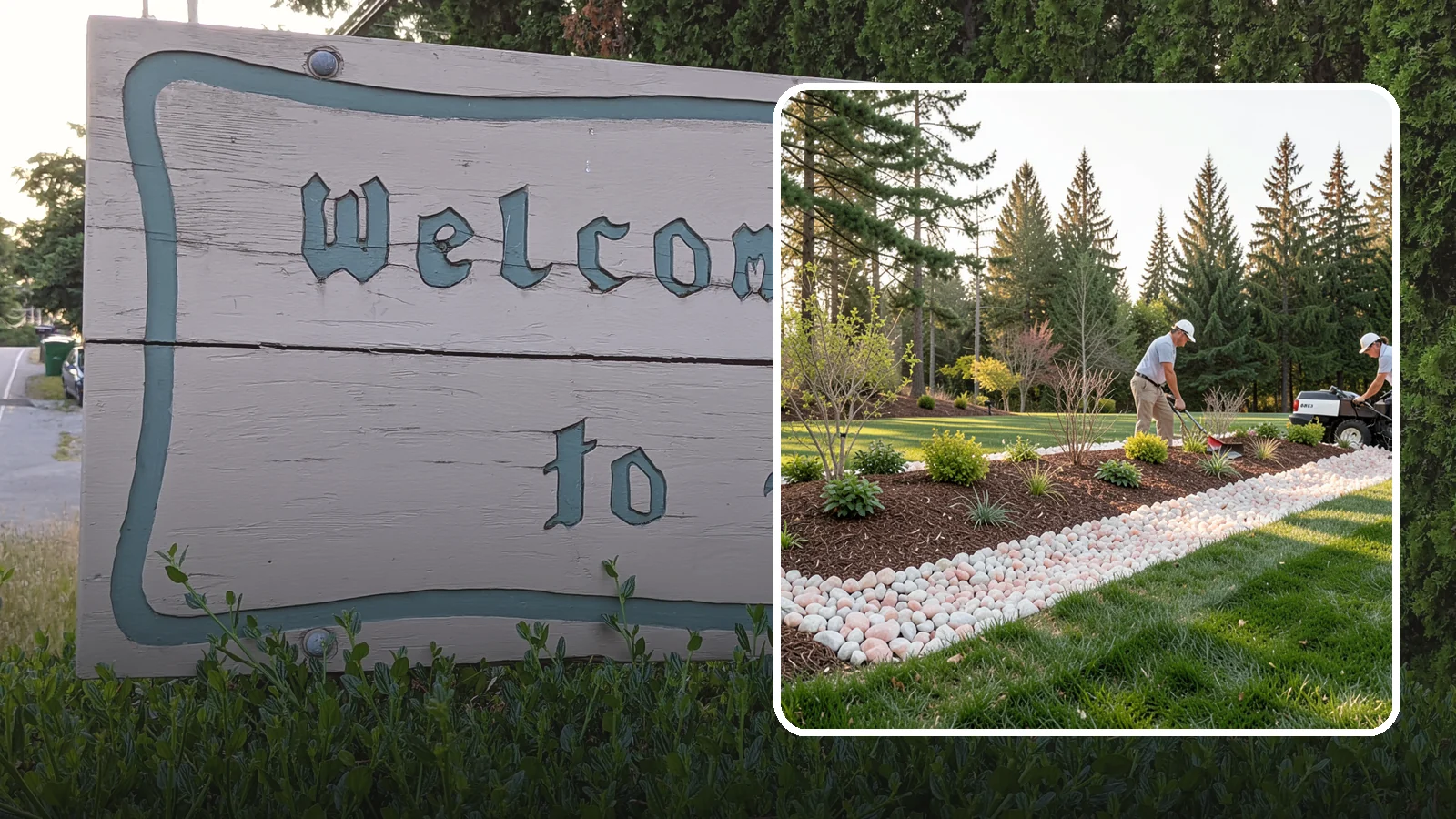Quartz Rock Installation in Brier, Snohomish County, WA - Bright, crystalline white-to-rose quartz that brings sparkle and upscale contrast to feature beds and borders.