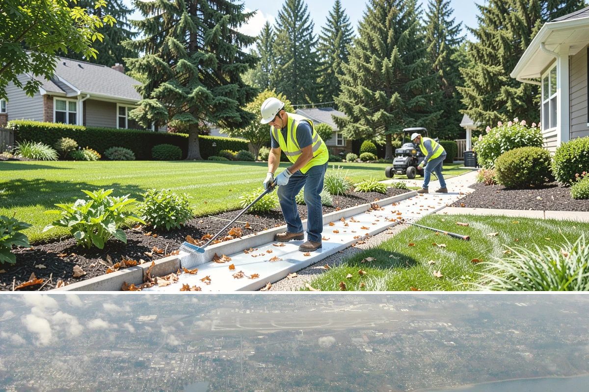 Quartz Rock Installation in Burien, King County, WA - Quartz can be installed year-round, but a dry day makes it easier to keep the bright stone free of mud during placement.