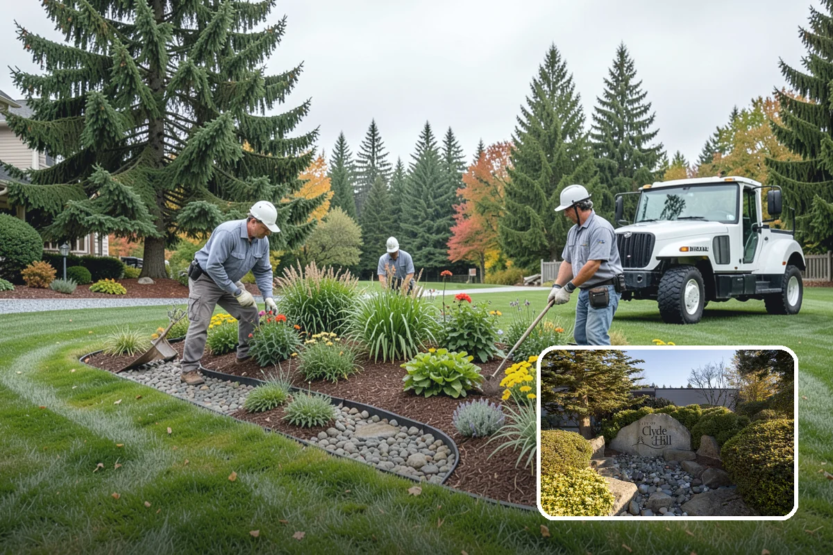 Quartz Rock Installation in Clyde Hill, King County, WA - Brilliant, light-reflecting color for high-impact accents