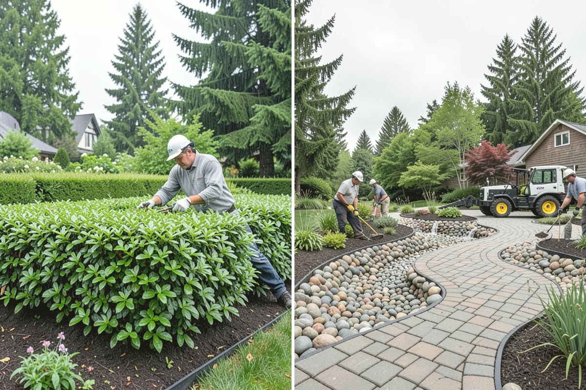 Quartz Rock Installation in Edgewood, Pierce County, WA - Prepare and grade the accent bed with attention to clean edges
