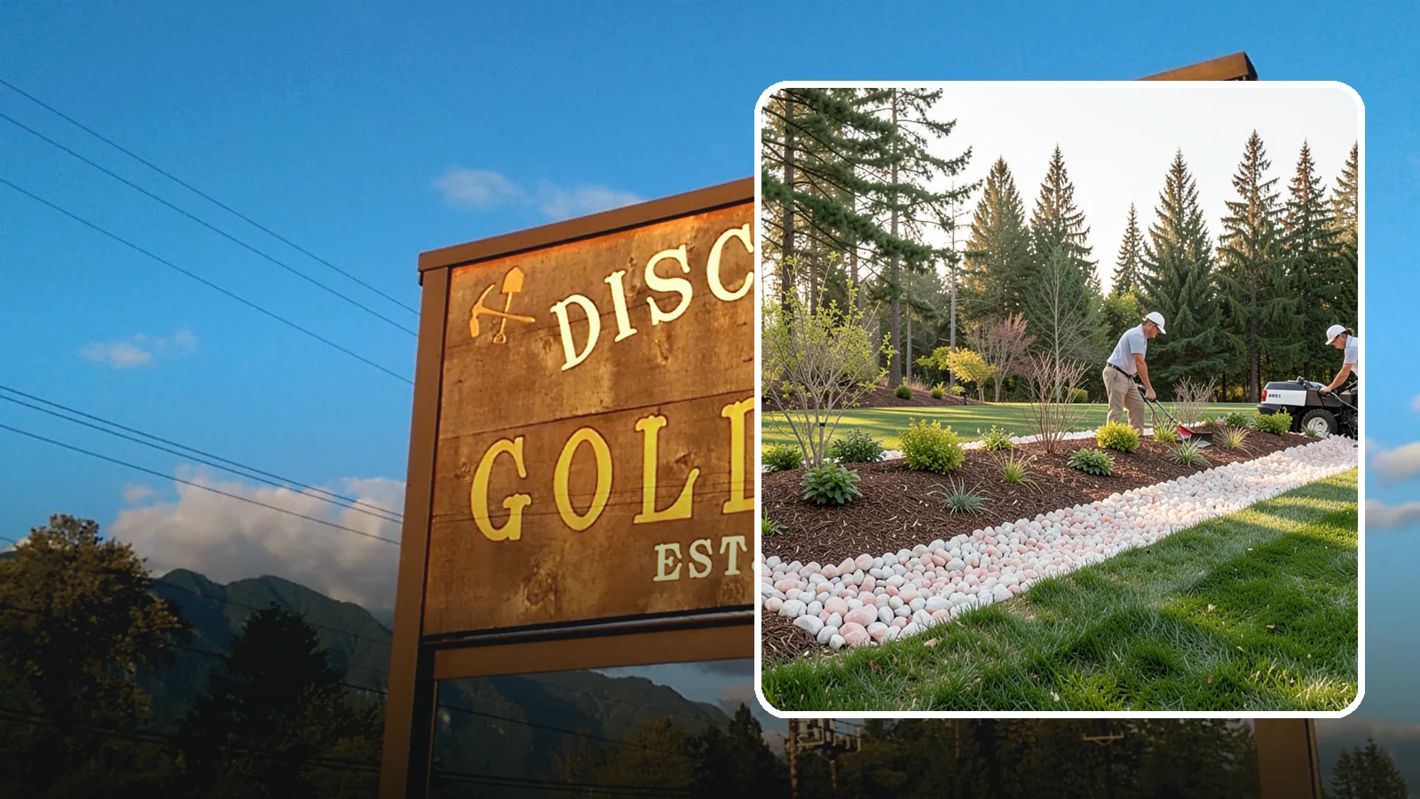 Quartz Rock Installation in Gold Bar, Snohomish County, WA - Bright, crystalline white-to-rose quartz that brings sparkle and upscale contrast to feature beds and borders.