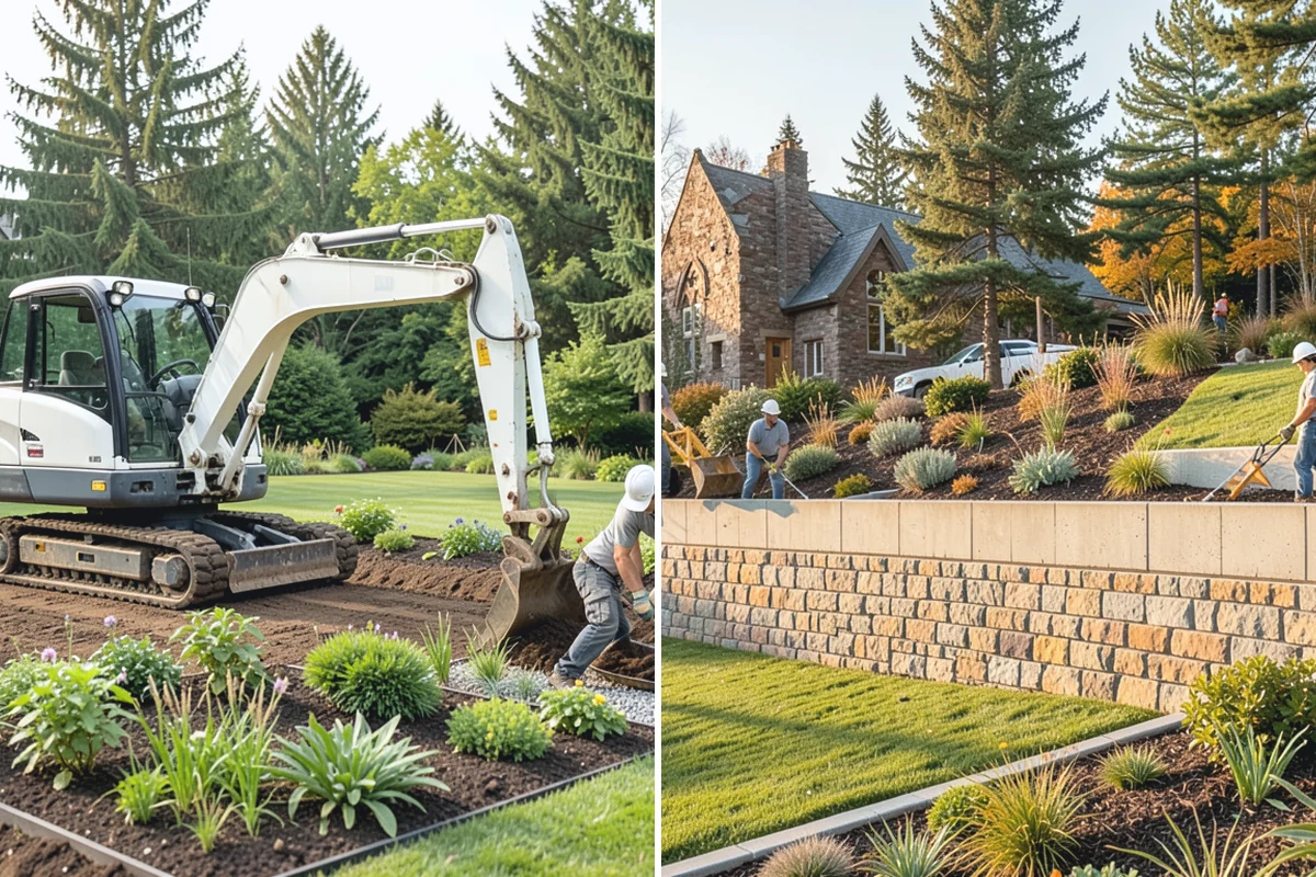 Quartz Rock Installation in Hamilton, Skagit County, WA - Prepare and grade the accent bed with attention to clean edges