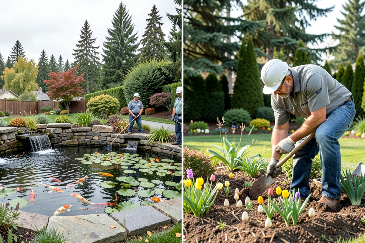 Quartz Rock Installation in Lake Forest Park, King County, WA - Prepare and grade the accent bed with attention to clean edges