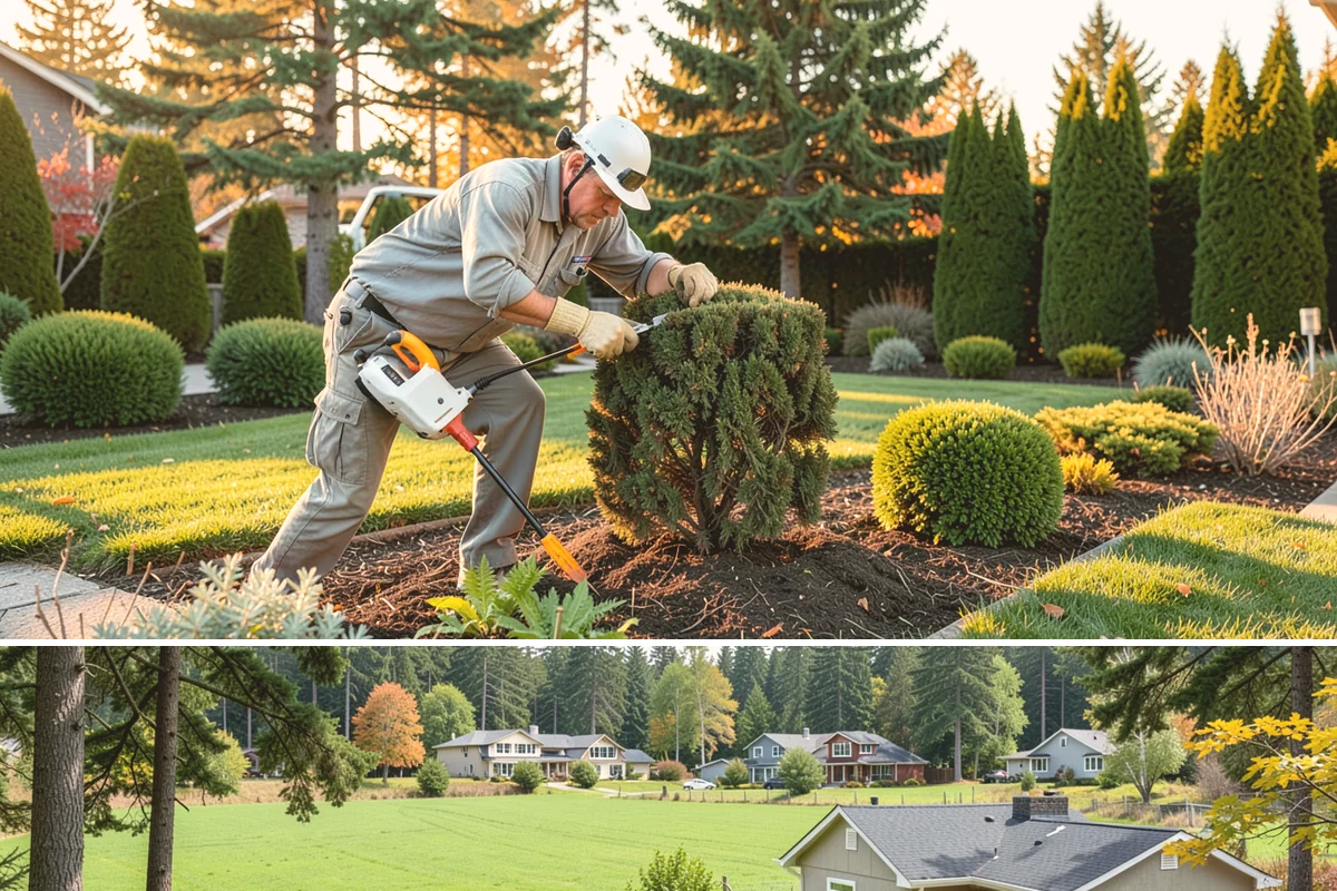 Quartz Rock Installation in Lyman, Skagit County, WA - Quartz can be installed year-round, but a dry day makes it easier to keep the bright stone free of mud during placement.
