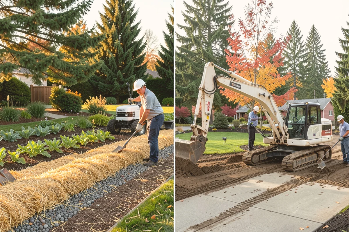 Quartz Rock Installation in Mount Vernon, Skagit County, WA - Prepare and grade the accent bed with attention to clean edges