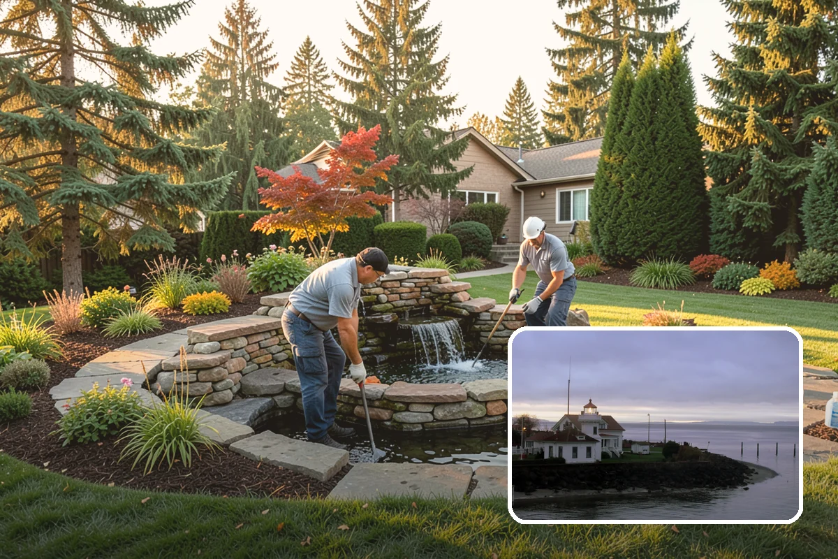 Quartz Rock Installation in Mukilteo, Snohomish County, WA - Brilliant, light-reflecting color for high-impact accents