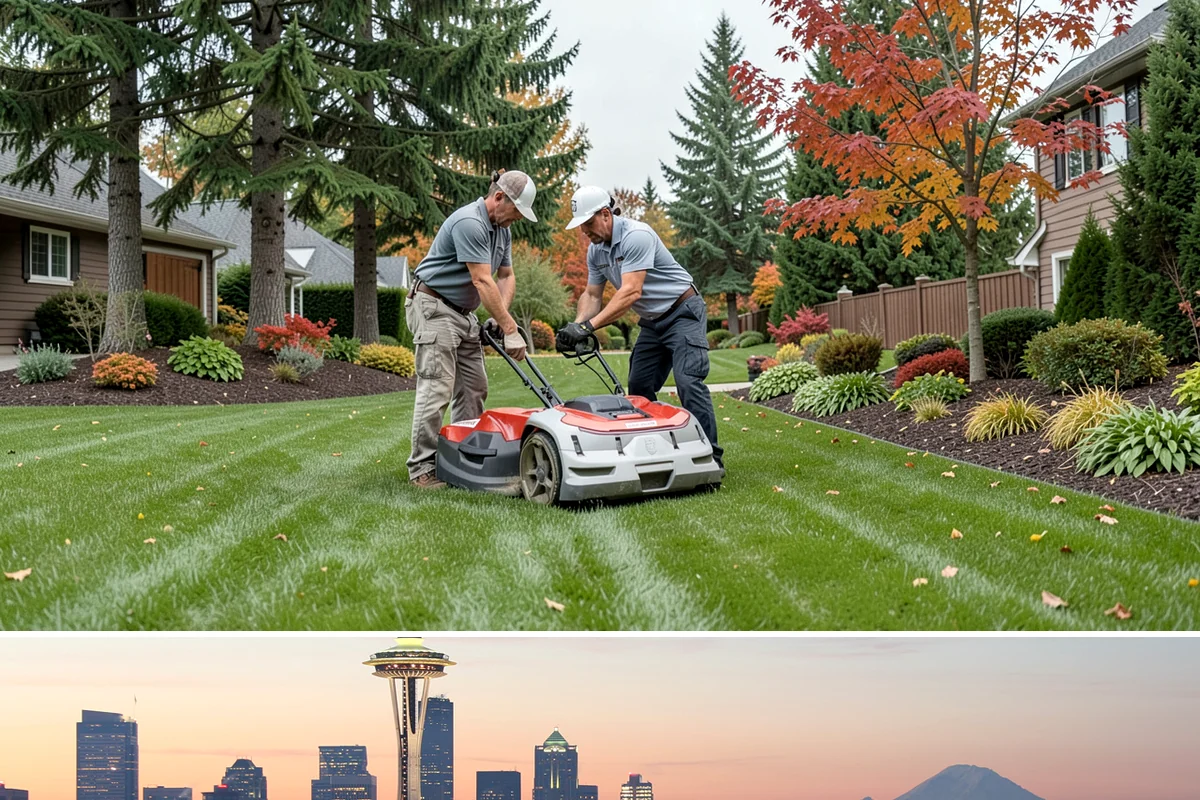 Quartz Rock Installation in Seattle, King County, WA - Quartz can be installed year-round, but a dry day makes it easier to keep the bright stone free of mud during placement.