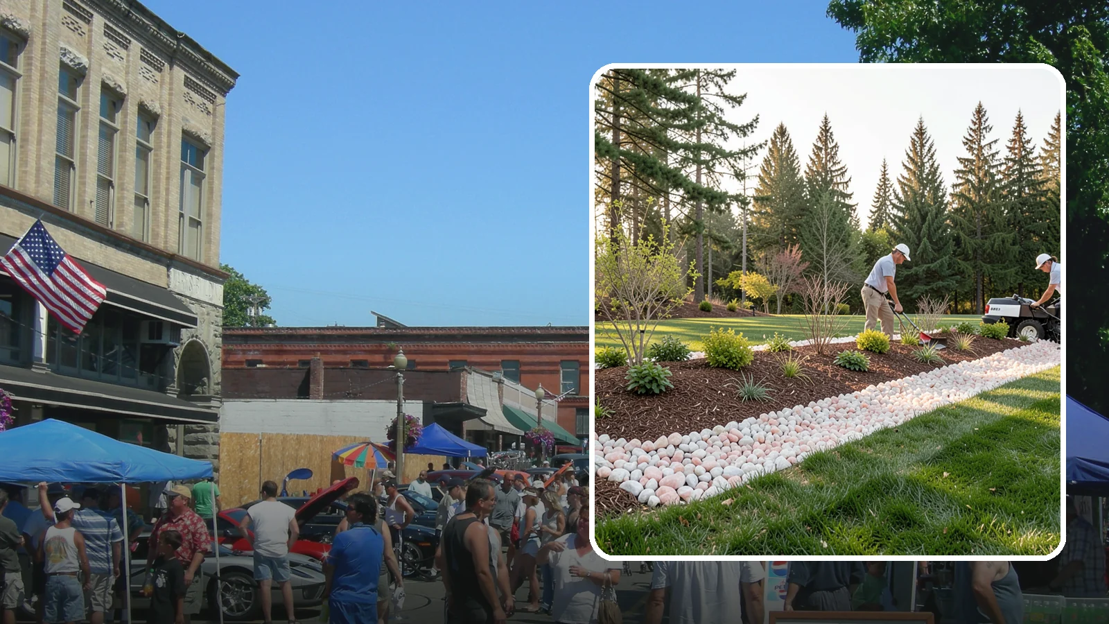 Quartz Rock Installation in Snohomish, Snohomish County, WA - Bright, crystalline white-to-rose quartz that brings sparkle and upscale contrast to feature beds and borders.