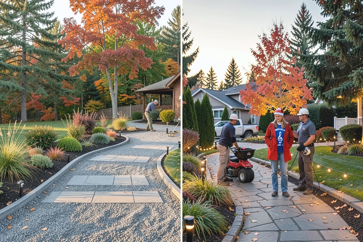 Quartz Rock Installation in Woodinville, King County, WA - Prepare and grade the accent bed with attention to clean edges