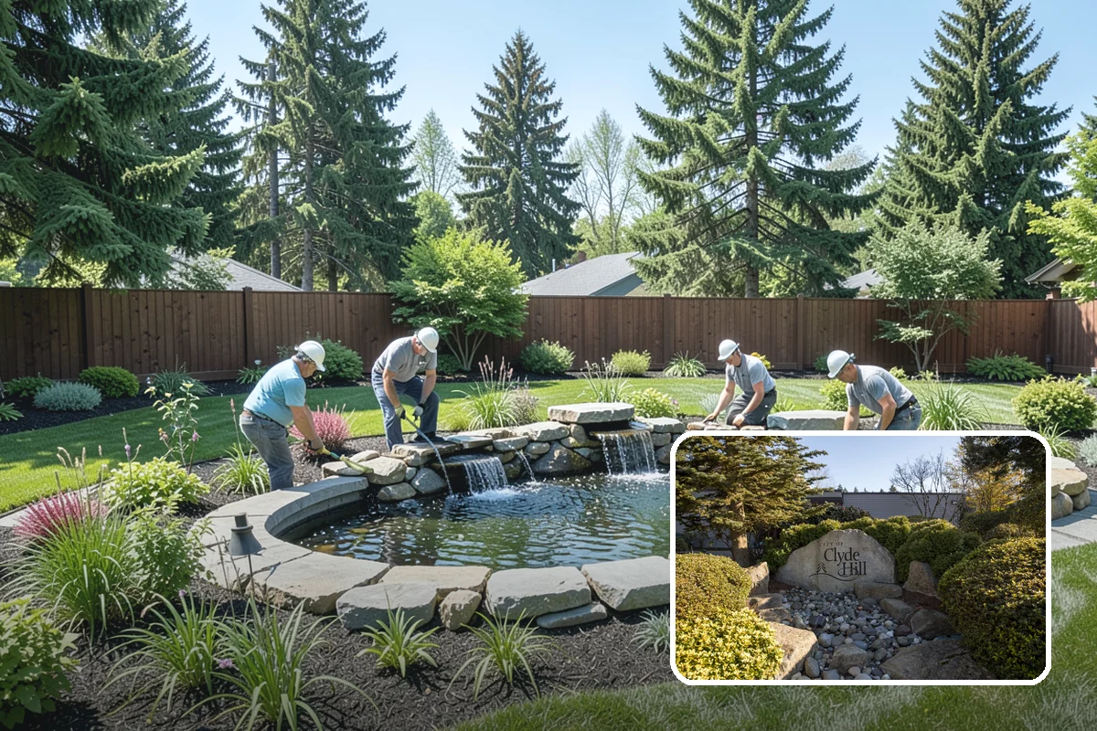 Rain Barrel Installation in Clyde Hill, King County, WA - Captures free rainwater for the garden