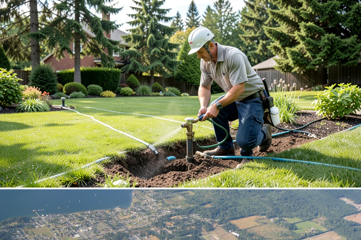 Rain Barrel Installation in Coupeville, Island County, WA - Best installed spring through fall