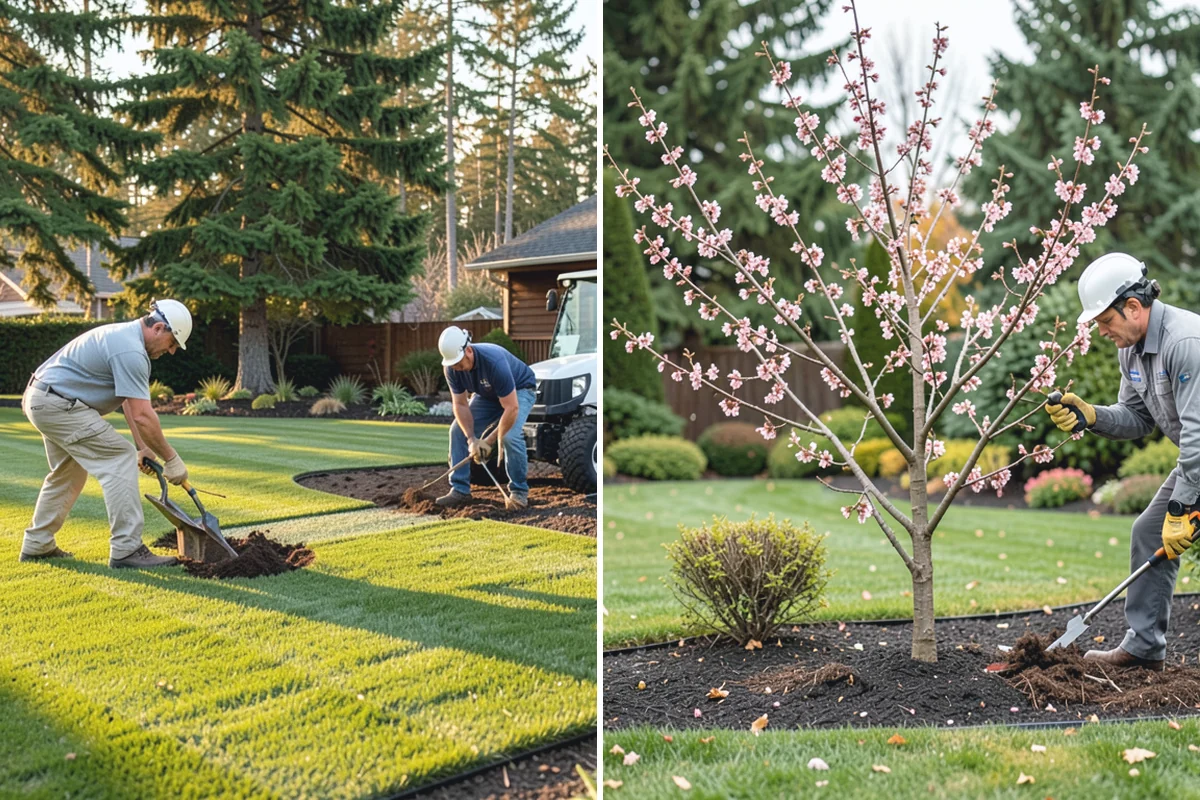 Rain Barrel Installation in Des Moines, King County, WA - Choose barrel locations at downspouts