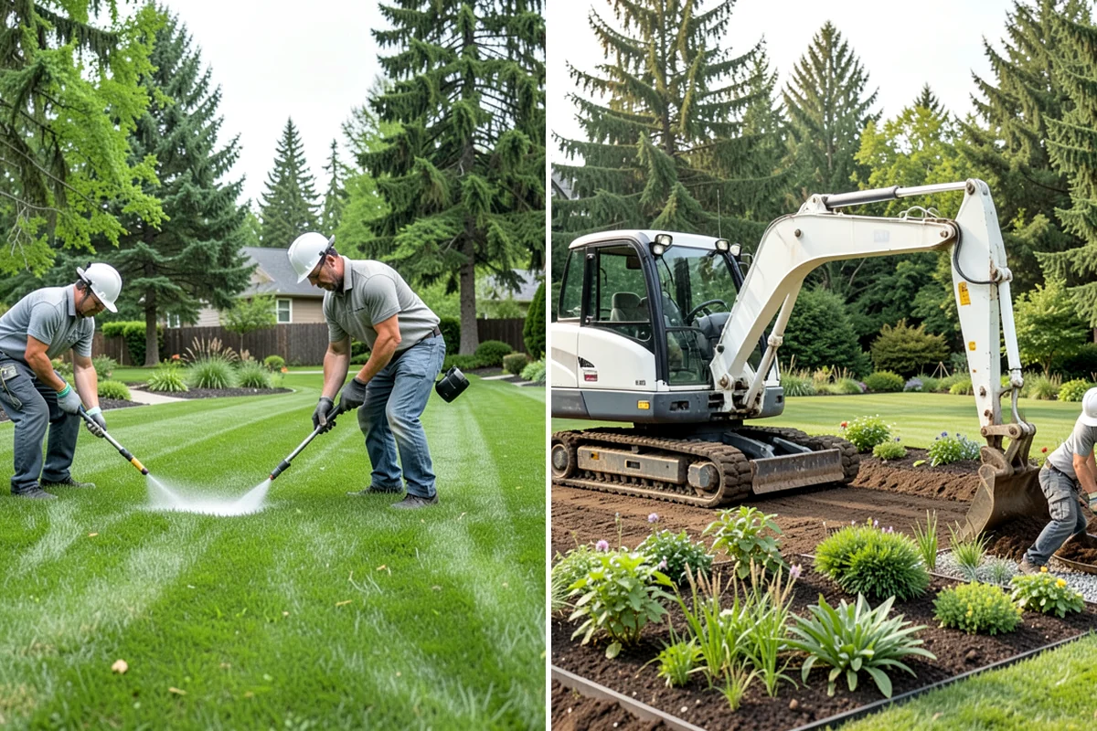 Rain Barrel Installation in Federal Way, King County, WA - Choose barrel locations at downspouts