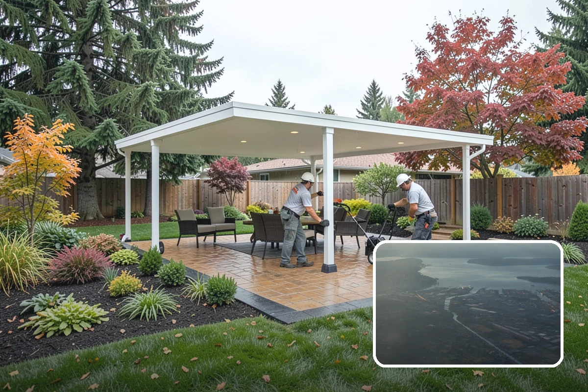 Rain Barrel Installation in Fife, Pierce County, WA - Captures free rainwater for the garden