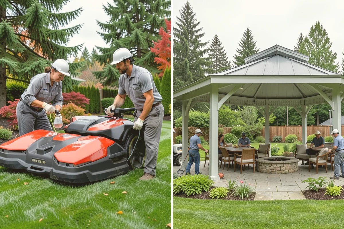 Rain Barrel Installation in Index, Snohomish County, WA - Choose barrel locations at downspouts