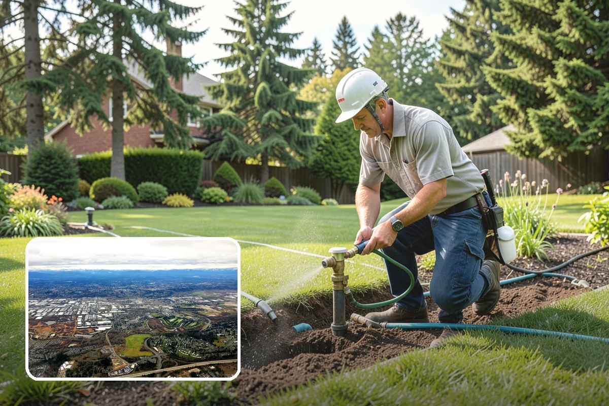 Rain Barrel Installation in Kent, King County, WA - Captures free rainwater for the garden
