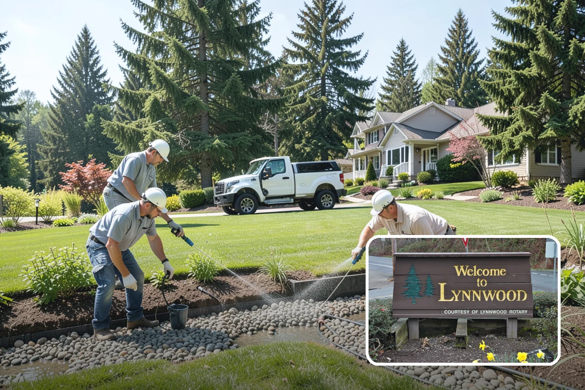 Rain Barrel Installation in Lynnwood, Snohomish County, WA - Captures free rainwater for the garden