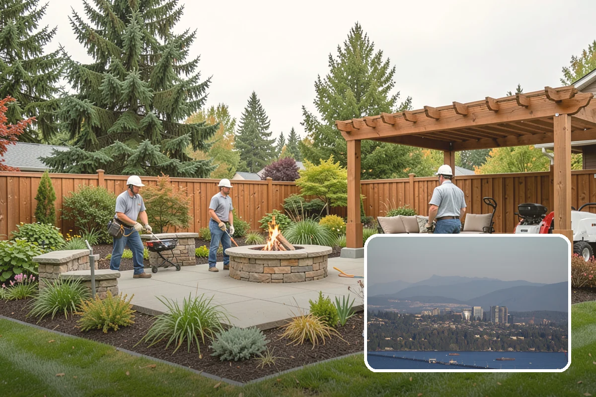 Rain Barrel Installation in Medina, King County, WA - Captures free rainwater for the garden