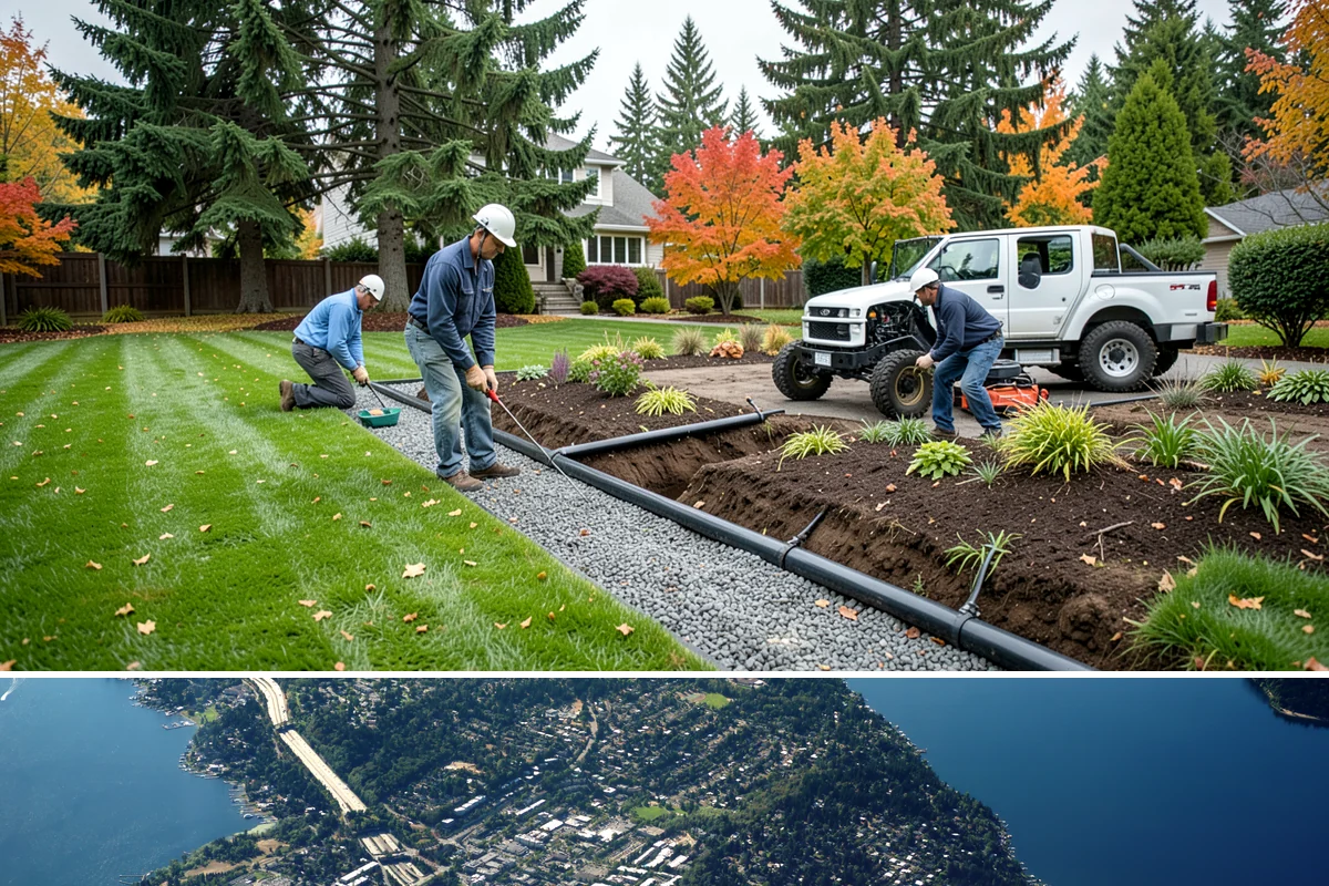 Rain Barrel Installation in Mercer Island, King County, WA - Best installed spring through fall