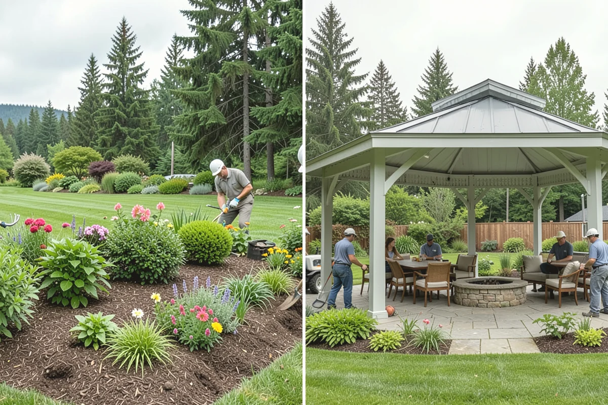 Rain Barrel Installation in Oak Harbor, Island County, WA - Choose barrel locations at downspouts