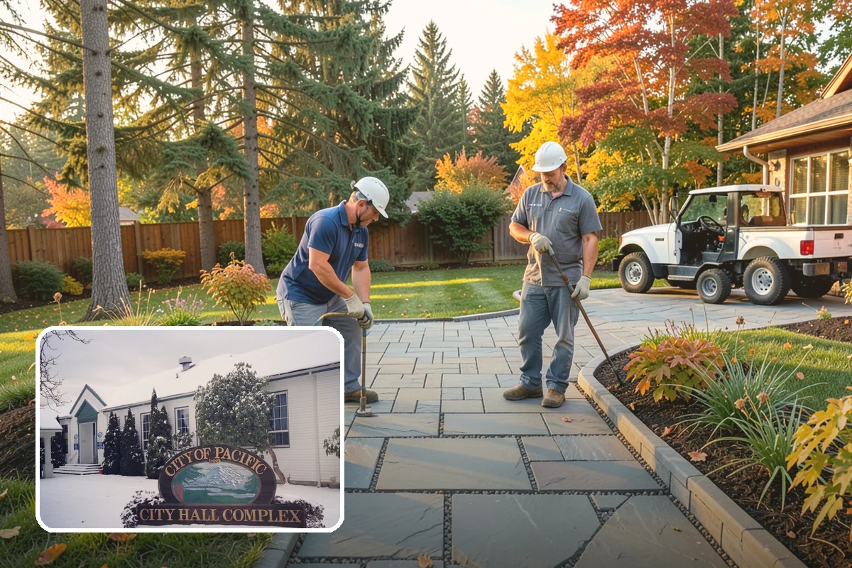 Rain Barrel Installation in Pacific, King County, WA - Captures free rainwater for the garden