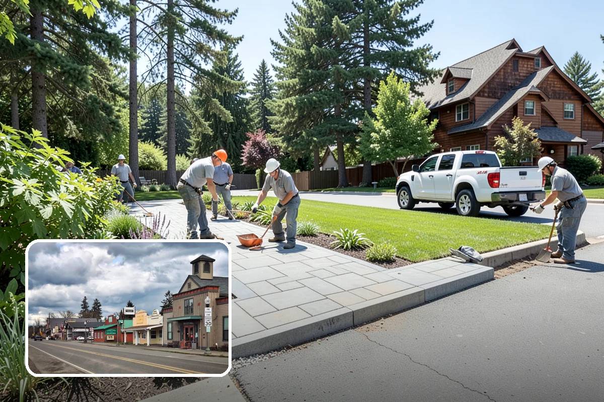 Rain Barrel Installation in Roy, Pierce County, WA - Captures free rainwater for the garden