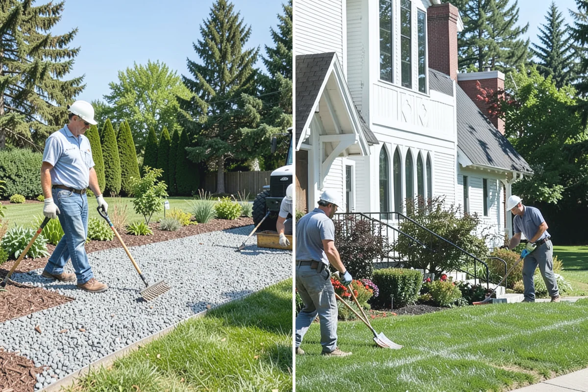 Rain Barrel Installation in South Prairie, Pierce County, WA - Choose barrel locations at downspouts