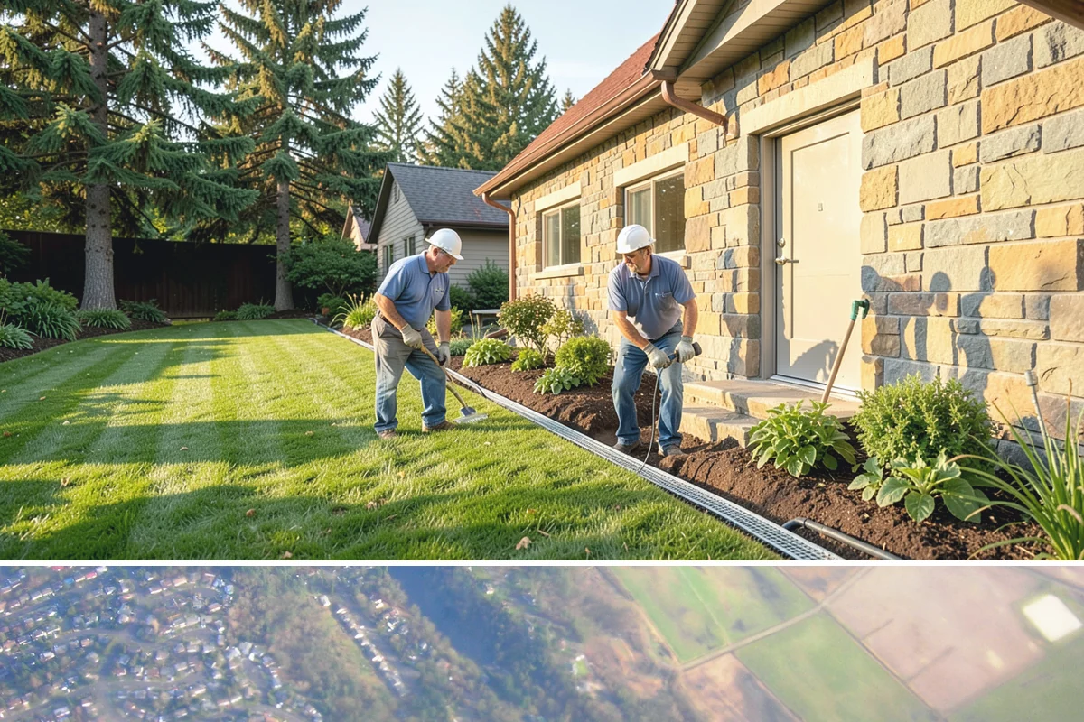 Rain Garden Installation in Algona, King County, WA - Best built and planted spring or fall.