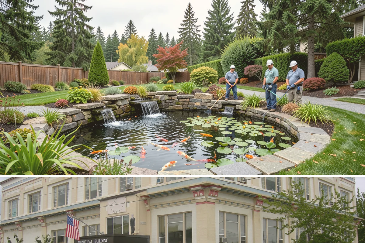 Rain Garden Installation in Anacortes, Skagit County, WA - Best built and planted spring or fall.