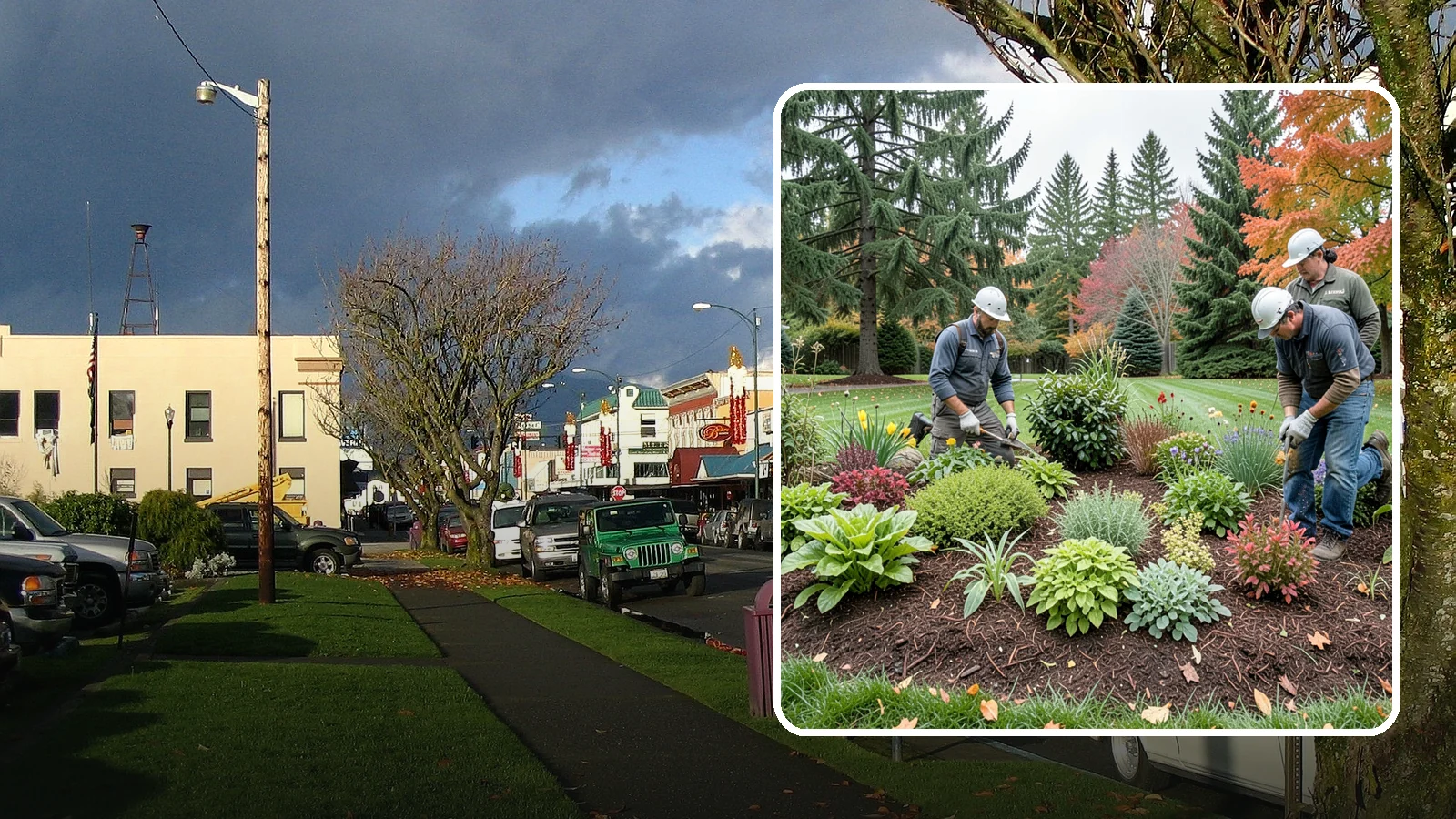 Rain Garden Installation in Arlington, Snohomish County, WA - Beautiful rain gardens that capture and filter stormwater runoff while adding habitat and color.
