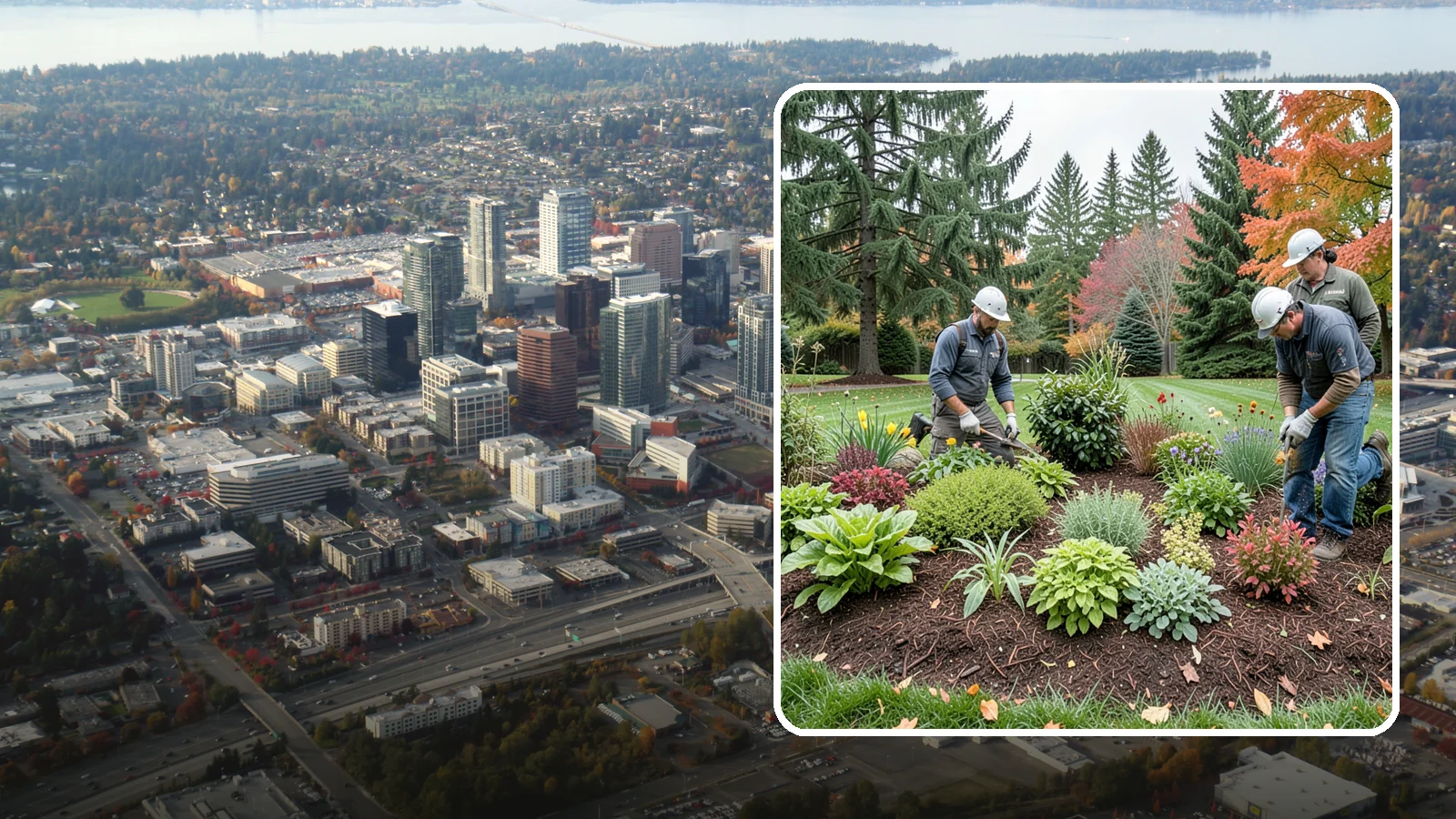Rain Garden Installation in Bellevue, King County, WA - Beautiful rain gardens that capture and filter stormwater runoff while adding habitat and color.