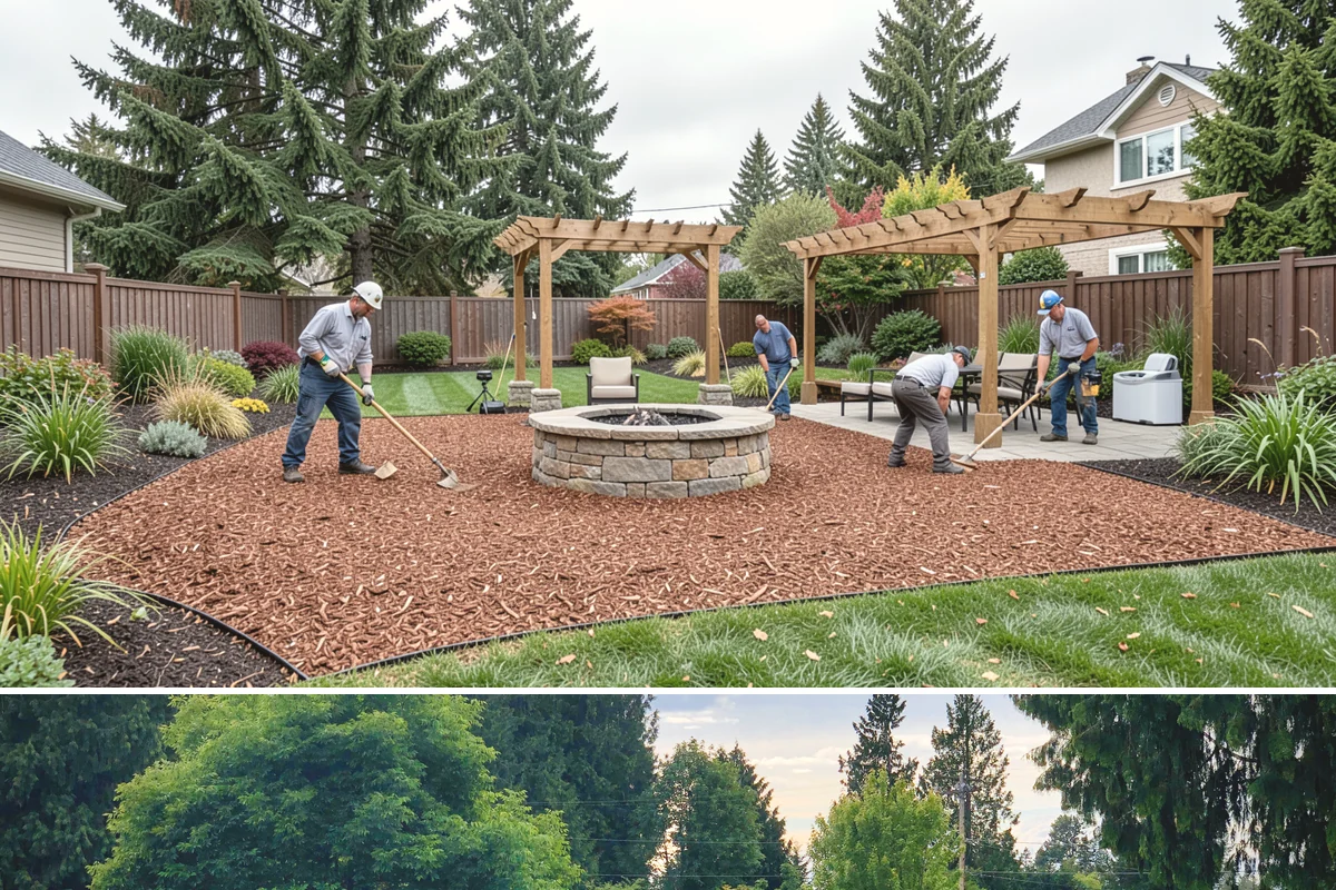 Rain Garden Installation in Bonney Lake, Pierce County, WA - Best built and planted spring or fall.