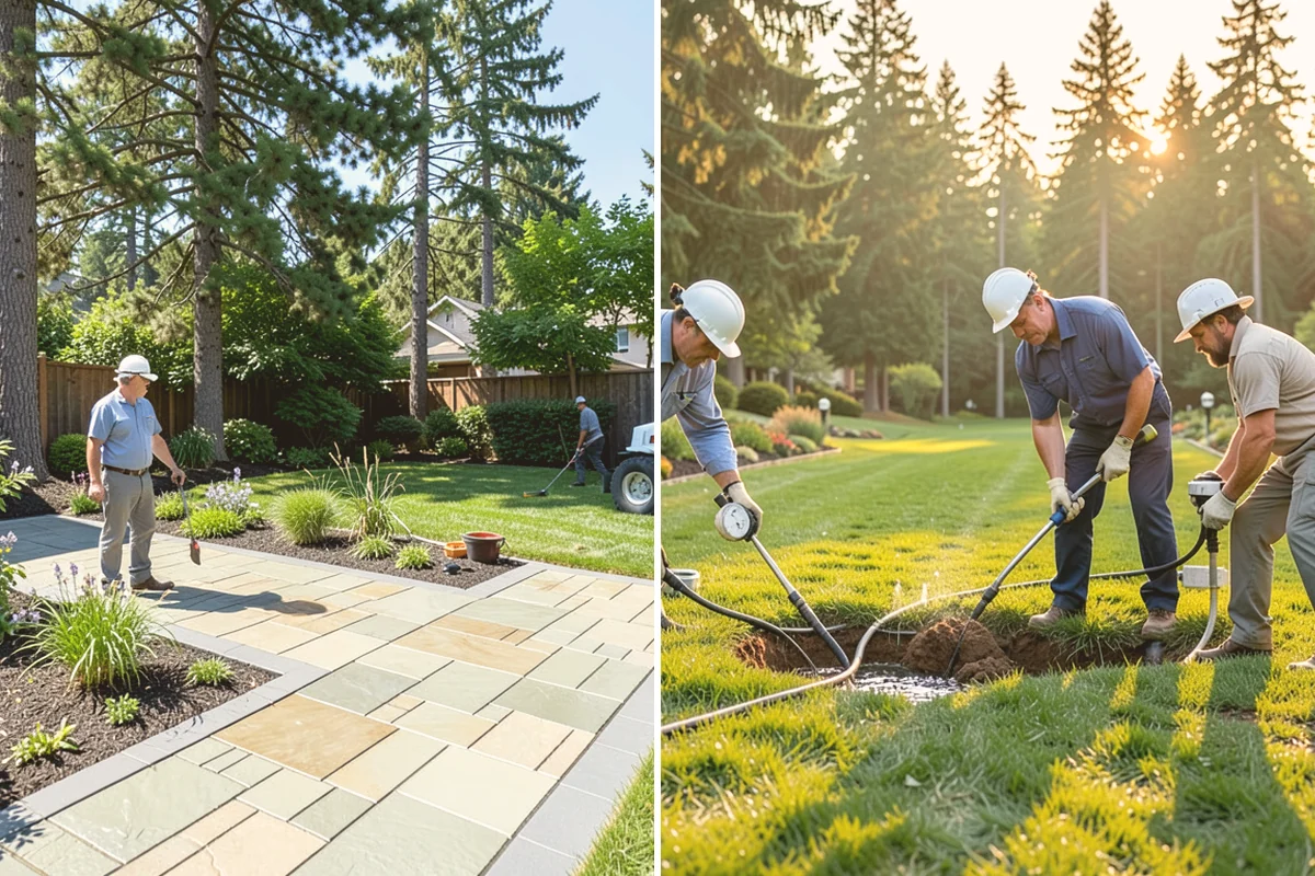 Rain Garden Installation in Bothell, King County, WA - Assess runoff sources and site