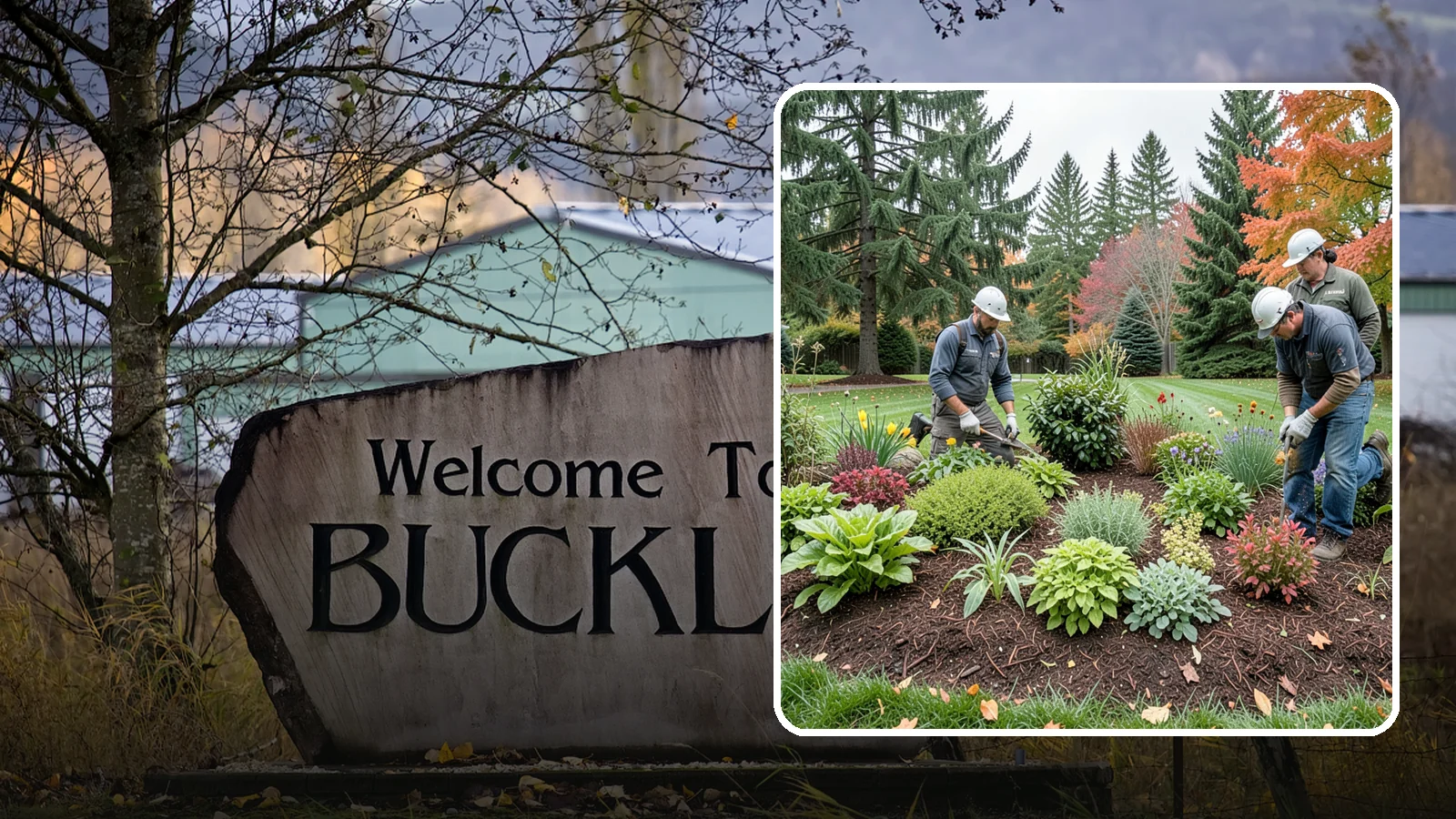 Rain Garden Installation in Buckley, Pierce County, WA - Beautiful rain gardens that capture and filter stormwater runoff while adding habitat and color.