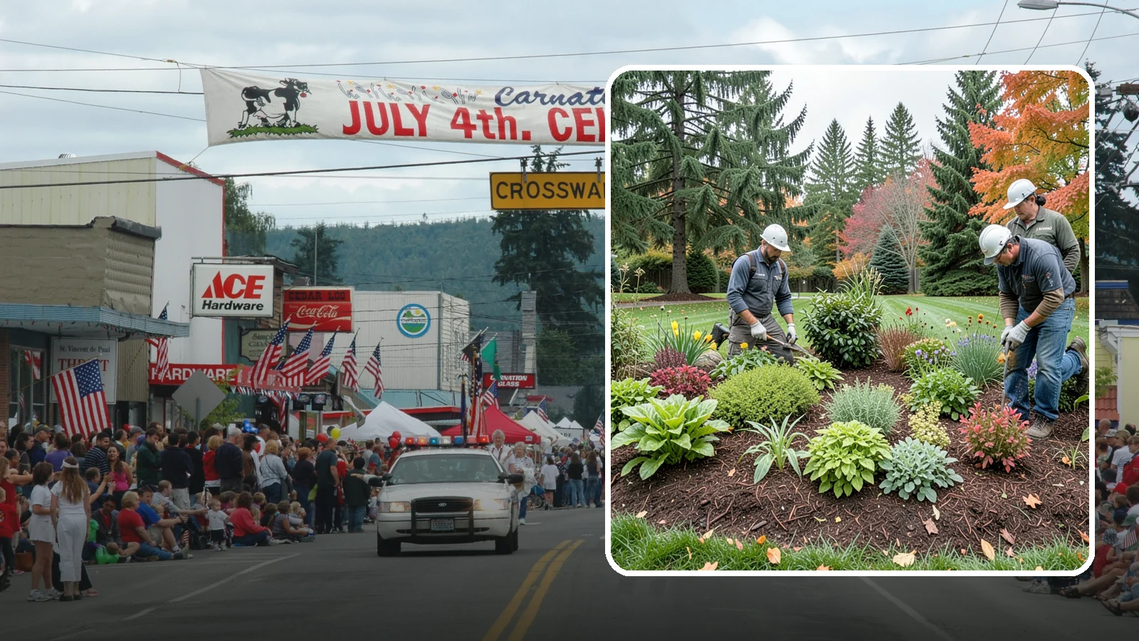 Rain Garden Installation in Carnation, King County, WA - Beautiful rain gardens that capture and filter stormwater runoff while adding habitat and color.