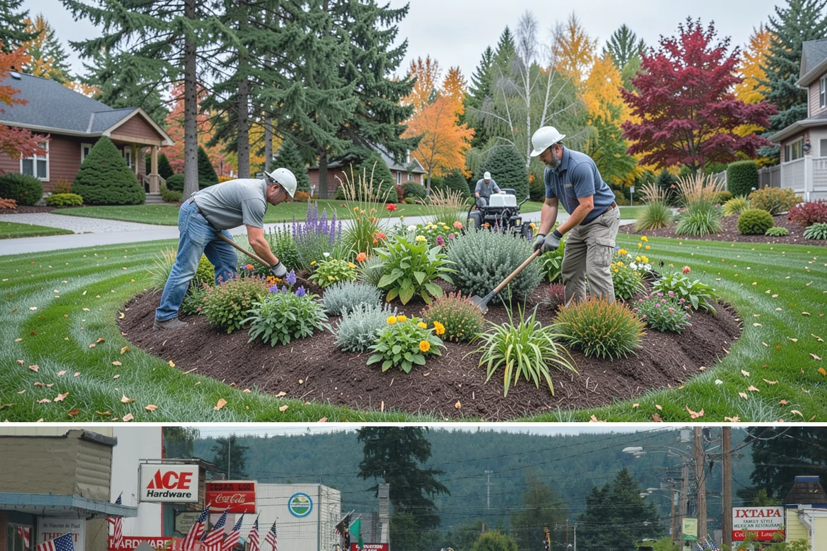 Rain Garden Installation in Carnation, King County, WA - Best built and planted spring or fall.