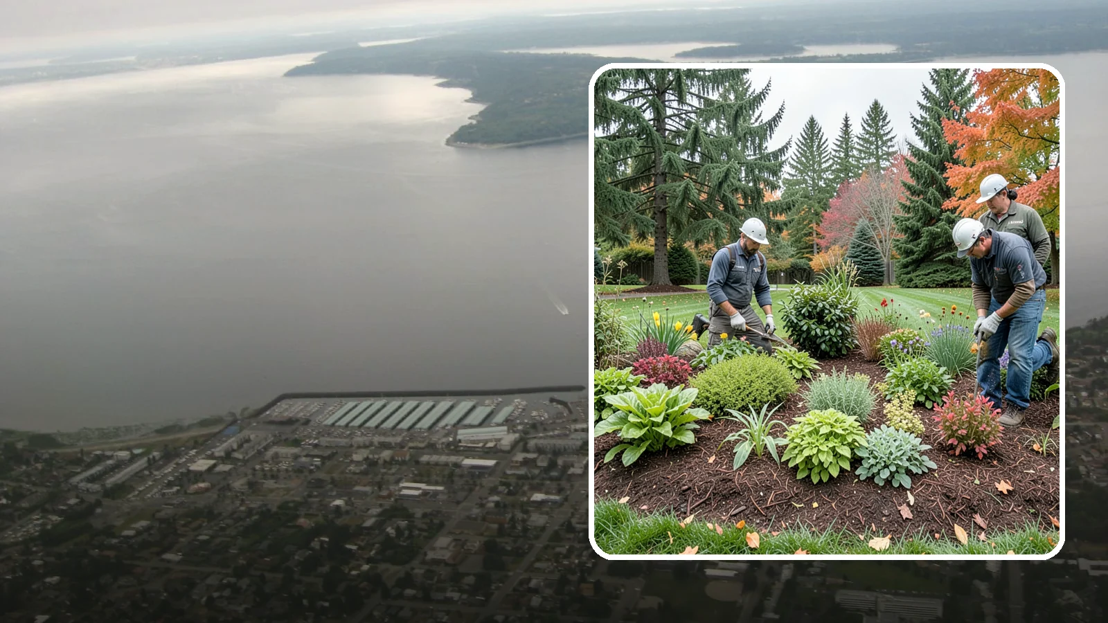 Rain Garden Installation in Des Moines, King County, WA - Beautiful rain gardens that capture and filter stormwater runoff while adding habitat and color.