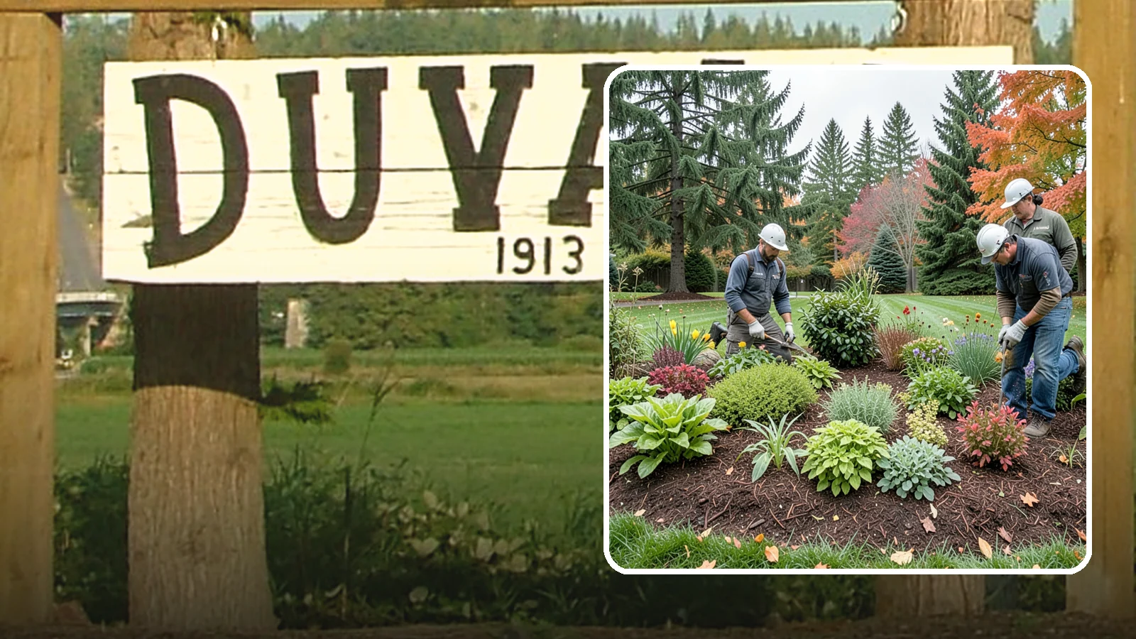 Rain Garden Installation in Duvall, King County, WA - Beautiful rain gardens that capture and filter stormwater runoff while adding habitat and color.