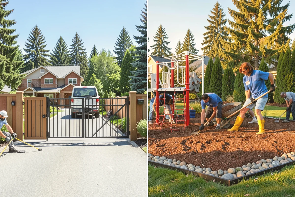 Rain Garden Installation in Eatonville, Pierce County, WA - Assess runoff sources and site