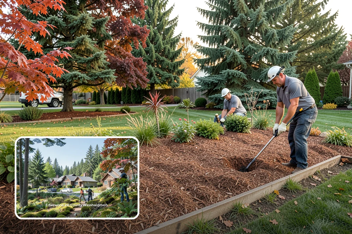 Rain Garden Installation in Edgewood, Pierce County, WA - Captures and filters stormwater