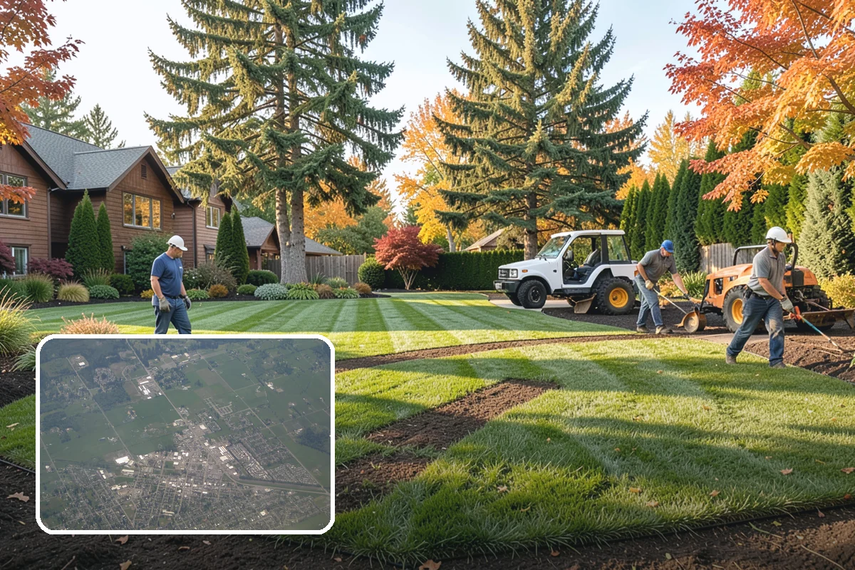 Rain Garden Installation in Enumclaw, King County, WA - Captures and filters stormwater