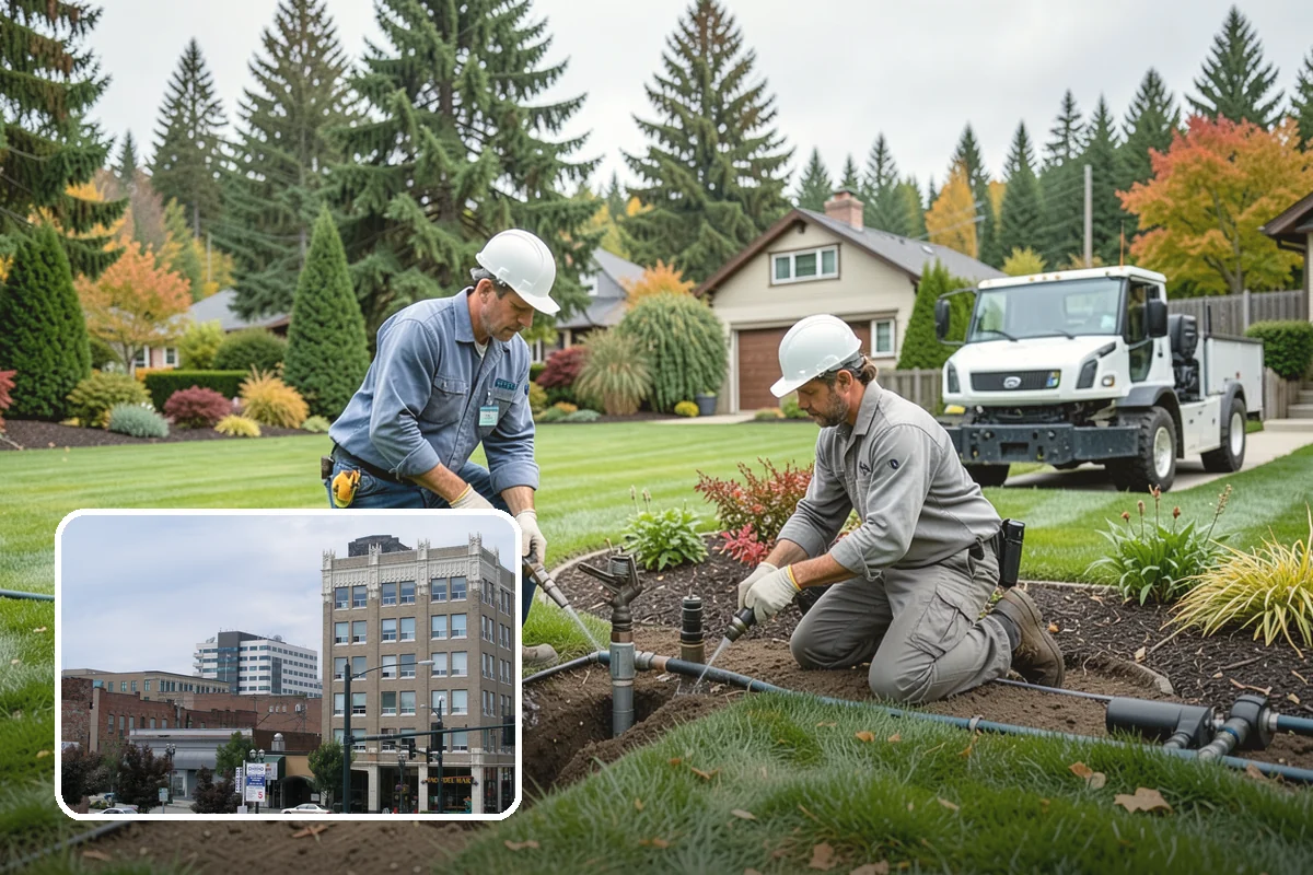 Rain Garden Installation in Everett, Snohomish County, WA - Captures and filters stormwater