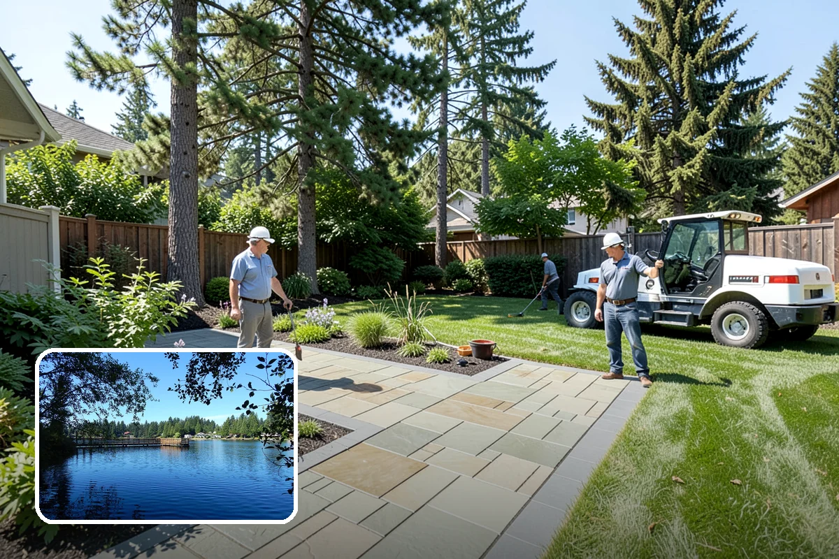 Rain Garden Installation in Federal Way, King County, WA - Captures and filters stormwater