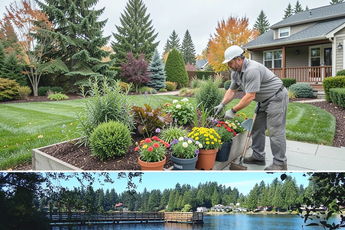 Rain Garden Installation in Federal Way, King County, WA - Best built and planted spring or fall.