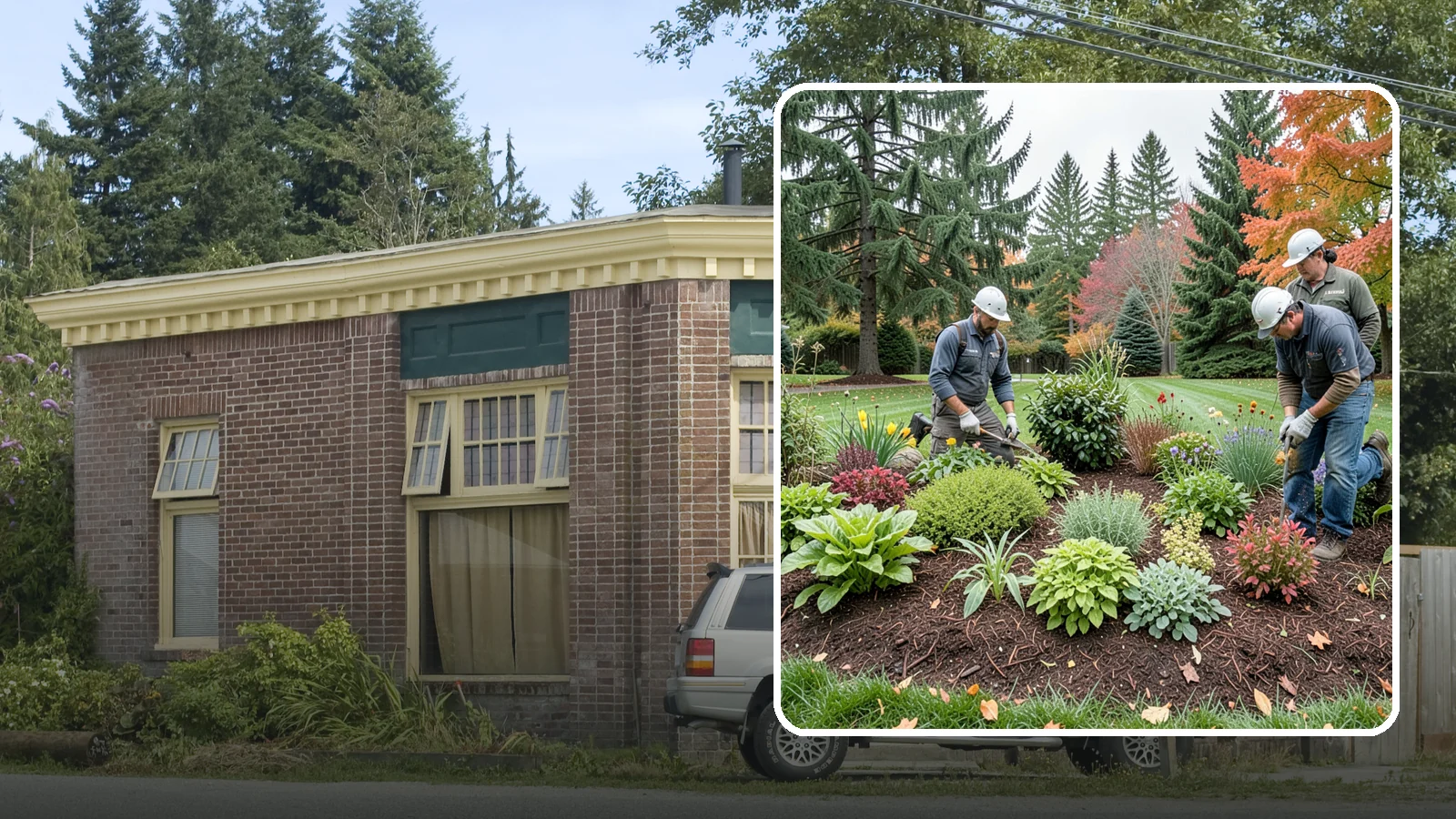 Rain Garden Installation in Hamilton, Skagit County, WA - Beautiful rain gardens that capture and filter stormwater runoff while adding habitat and color.