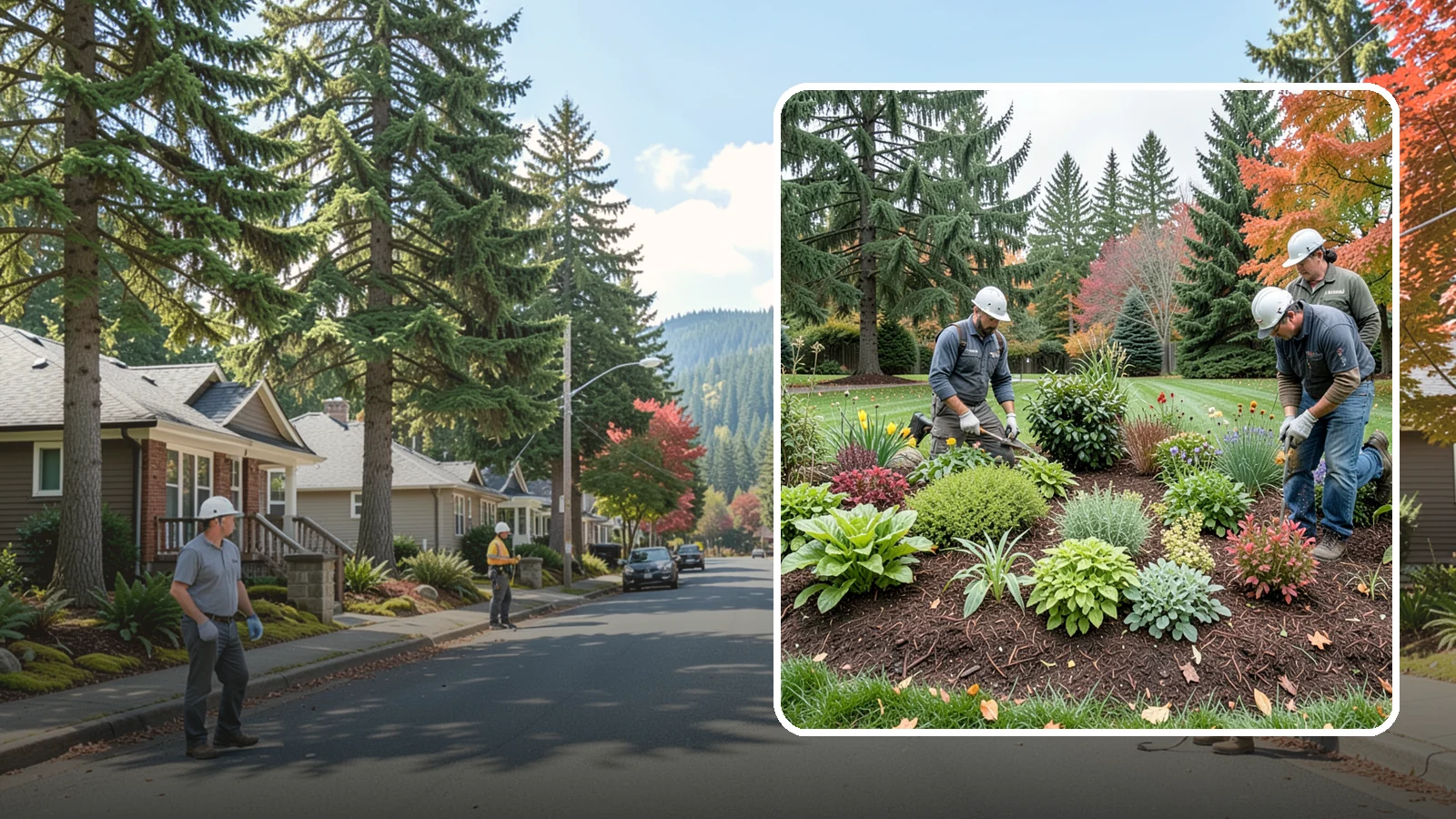 Rain Garden Installation in Hunts Point, King County, WA - Beautiful rain gardens that capture and filter stormwater runoff while adding habitat and color.